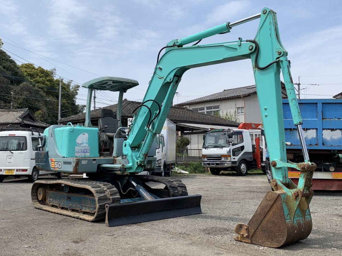 油圧ショベル ユンボ バックホー ヤンマー B50 YANMAR 重機 - Yahoo