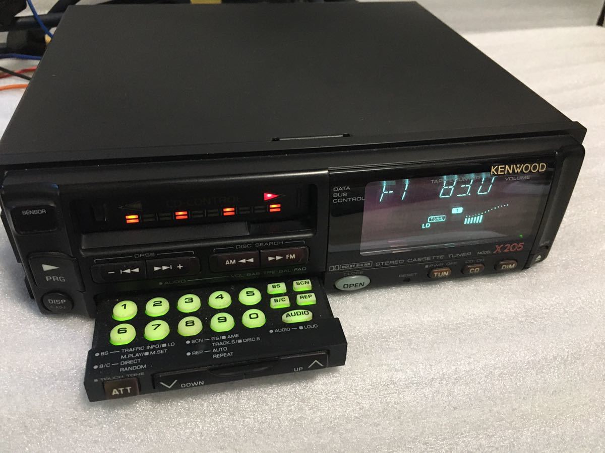 KENWOOD ケンウッド V205 カセットチューナー ケンウッドX205