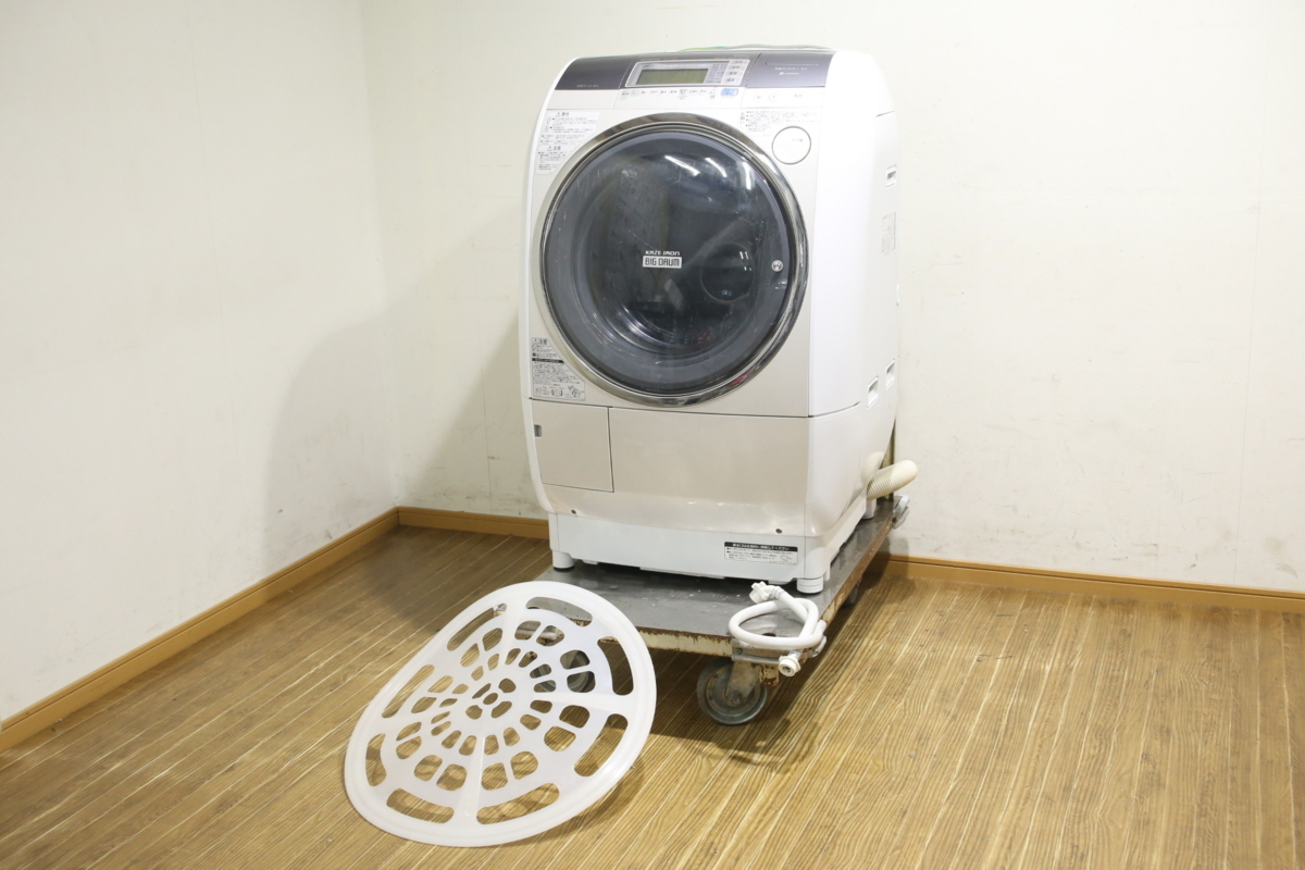 日立 HITACHI ドラム式洗濯機 ヒートリサイクル BD-V7300 2011年 訳 