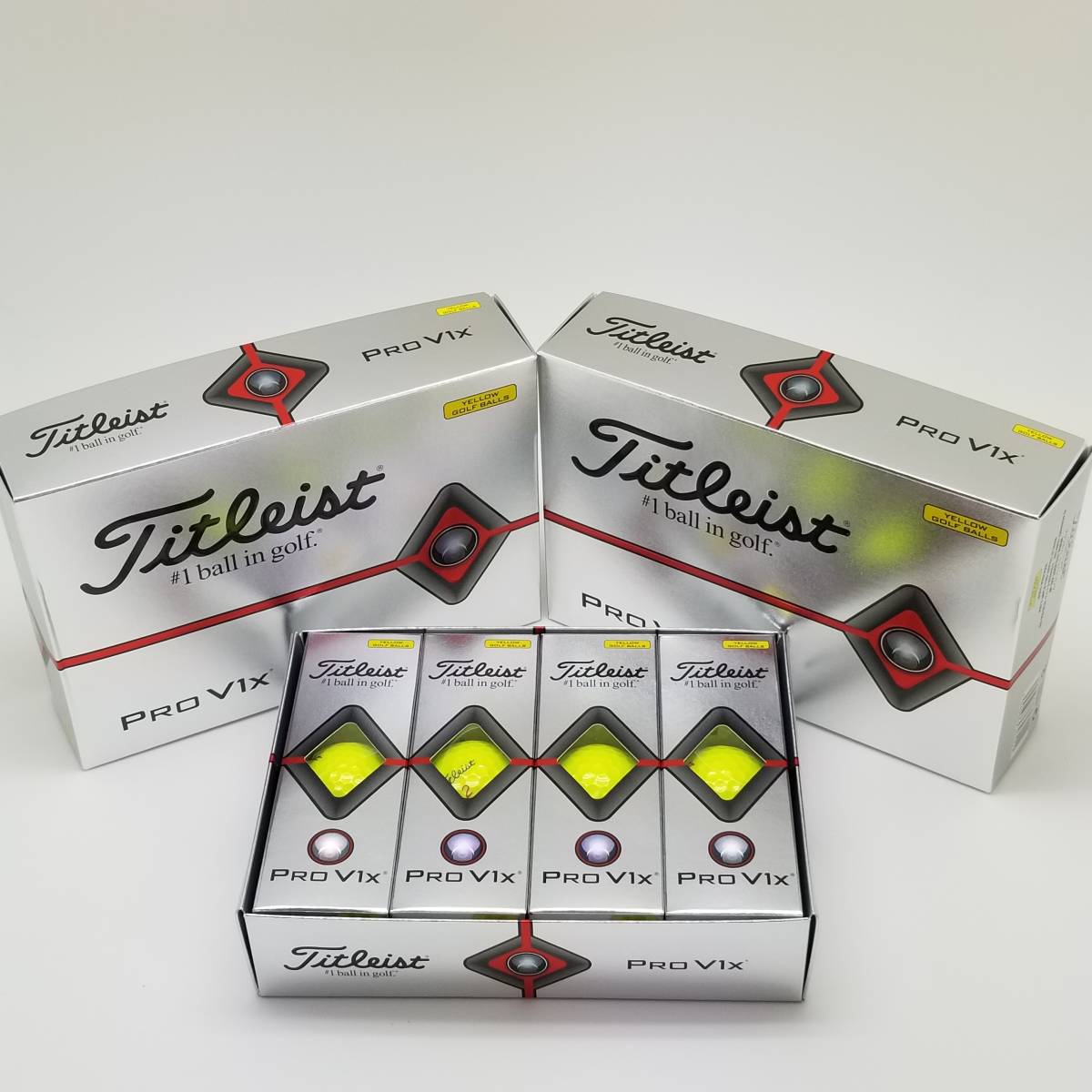  newタイトリスト PRO V1X イエロー 2019モデル ２ダース(2ダース)｜売買されたオークション情報、yahooの商品情報をアーカイブ公開 - オークファン ボール