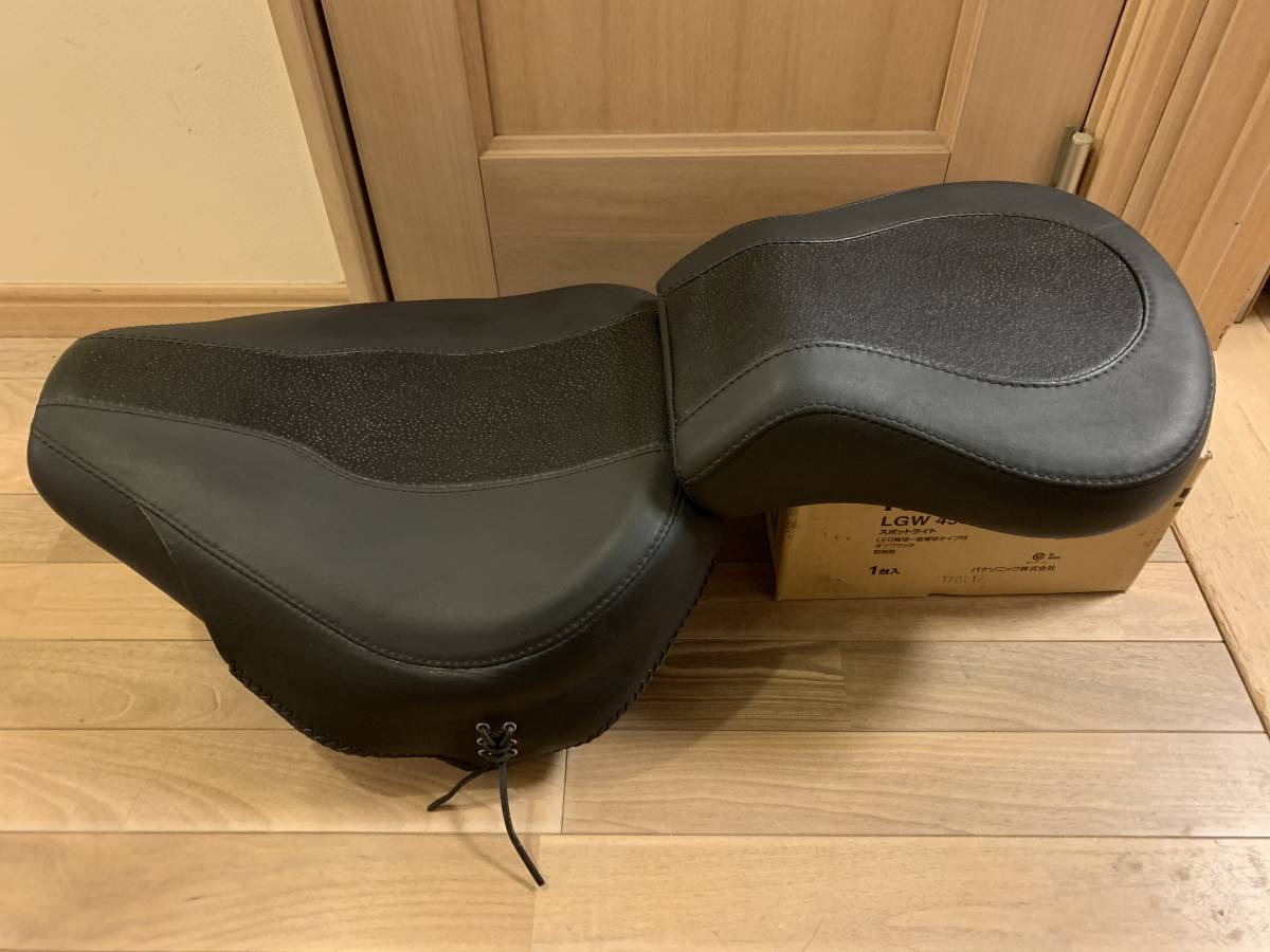 ハーレー　エボ　FLSTF　純正シート ファットボーイ □ EVO FLSTF 純正シート 中古美品 '90～'99 ハーレー