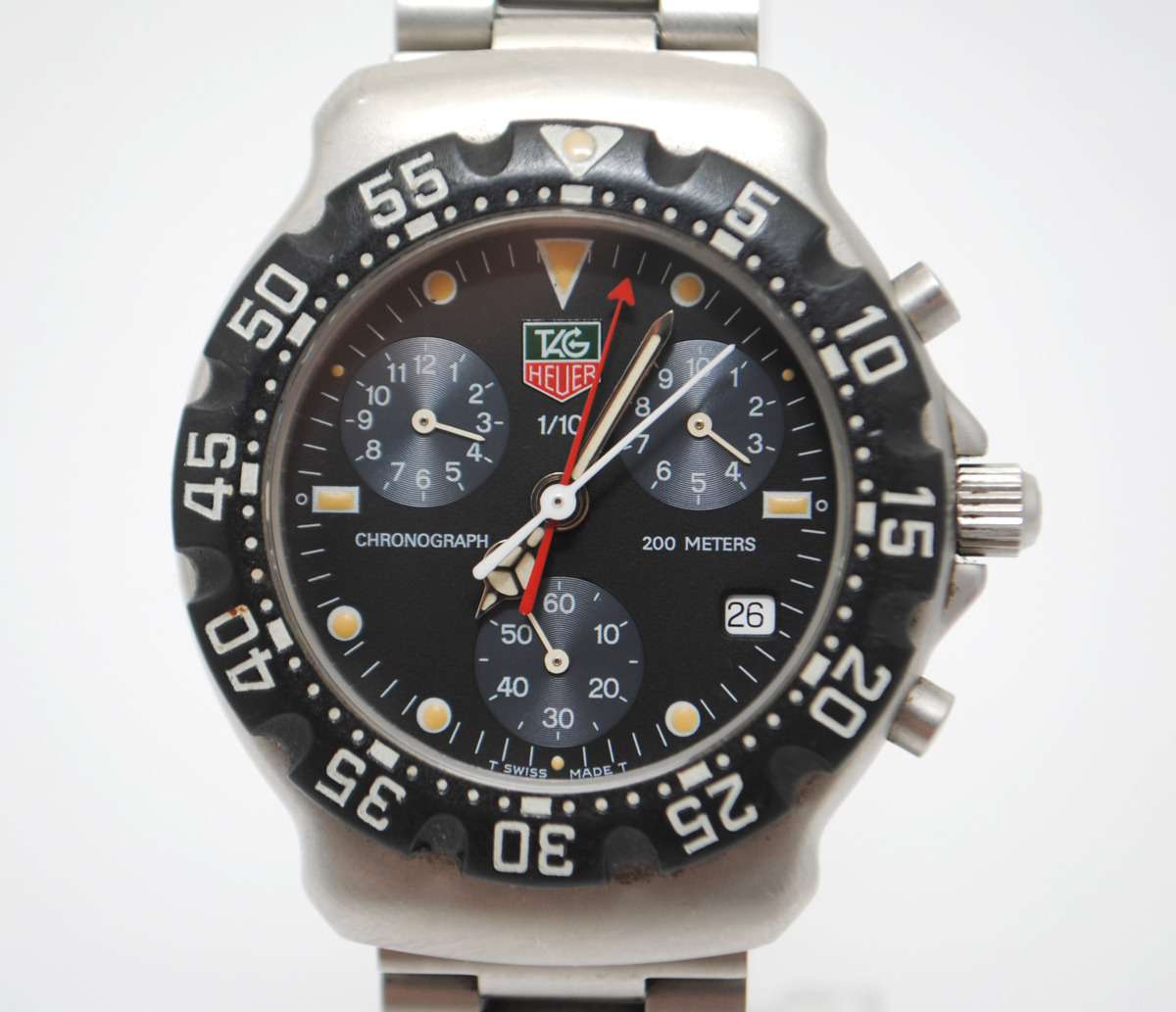 【TAG Heuer】タグホイヤー フォーミュラ1 クロノグラフ CA1211-R0 メンズ ブラック文字盤 中古品_2
