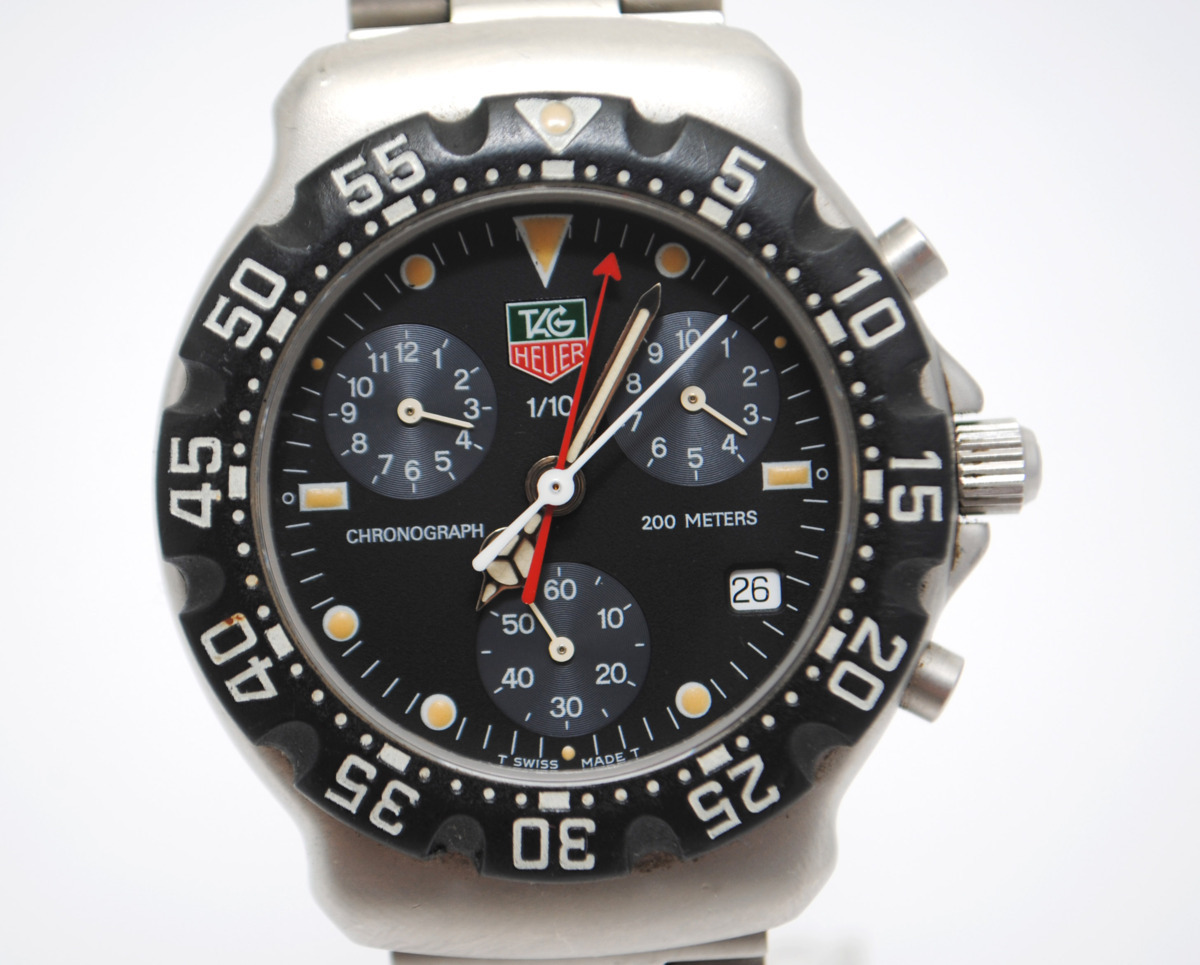 【TAG Heuer】タグホイヤー フォーミュラ1 クロノグラフ CA1211-R0 メンズ ブラック文字盤 中古品_3