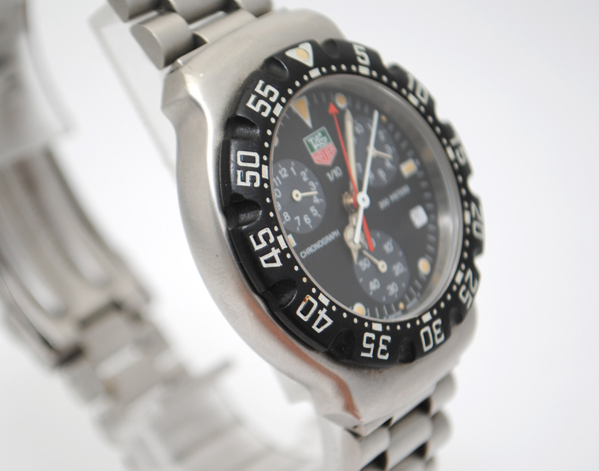 【TAG Heuer】タグホイヤー フォーミュラ1 クロノグラフ CA1211-R0 メンズ ブラック文字盤 中古品_5
