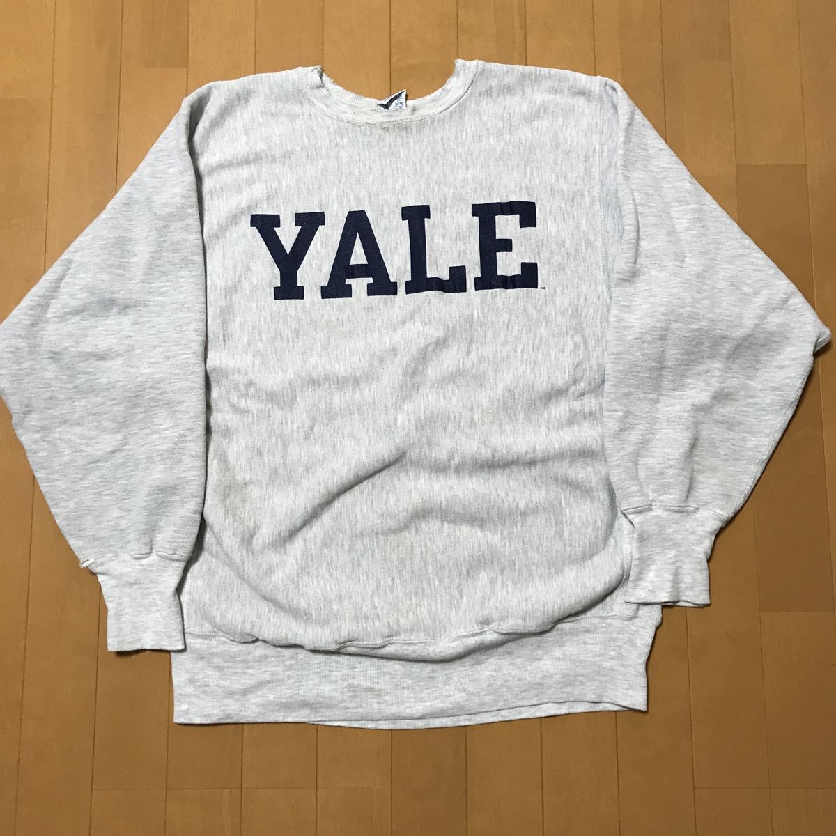 YALE チャンピオン リバースウィーブ スウェット グレー XL メキシコ製 