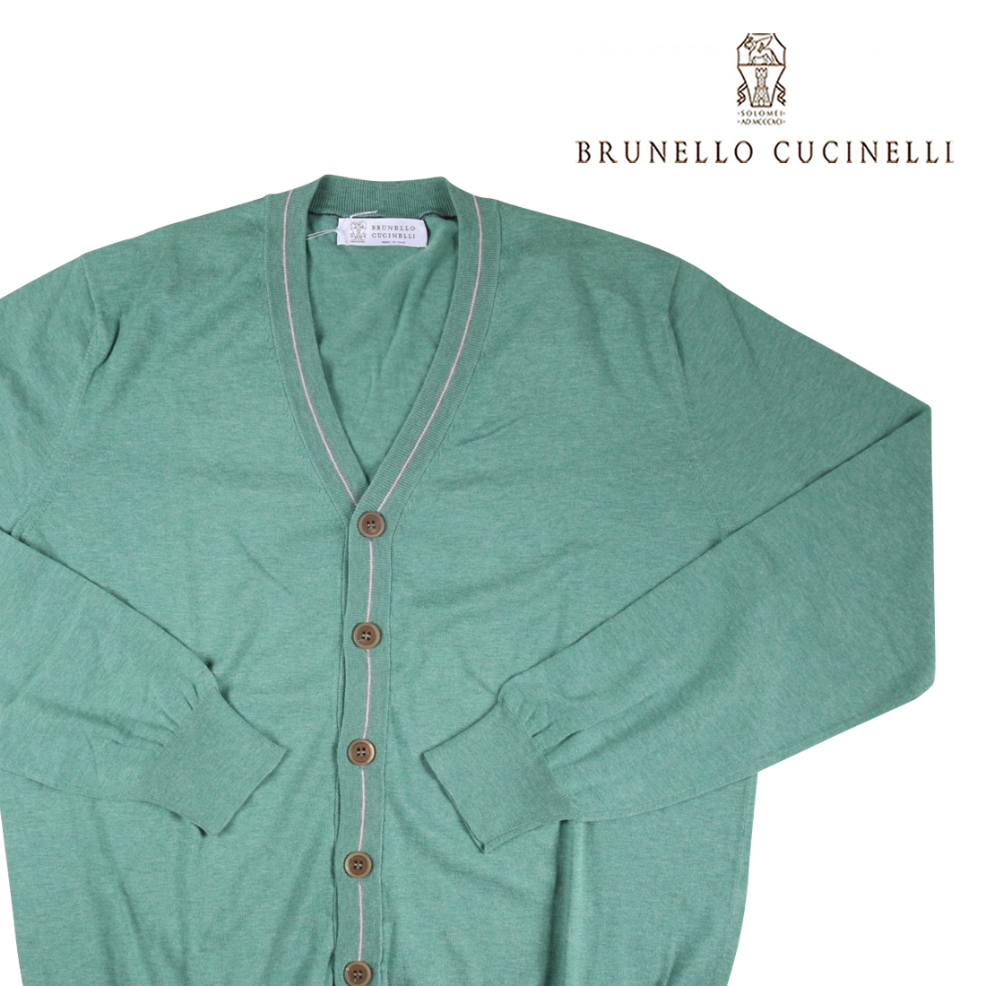人気SALE，人気 淡い上品カラー BRUNELLO CUCINELLI カーディガン M2980506 green 52 A3724 ブルネロクチネリ 1円スタート(XLサイズ以上)｜売買されたオークション情報、yahooの商品情報をアーカイブ公開 - オークファン XLサイズ以上