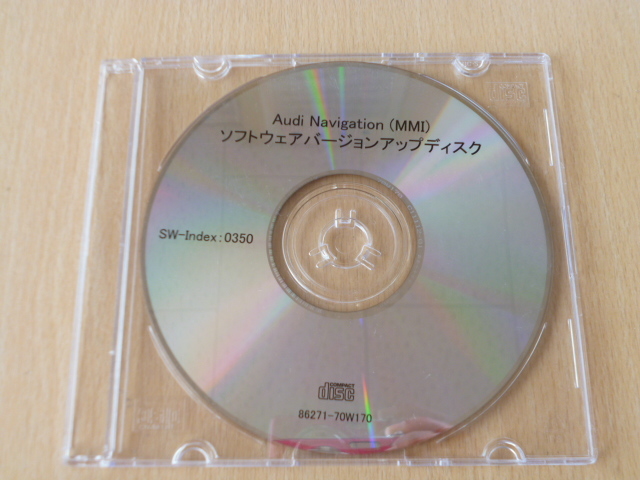 こに ☆478☆Audi Navigation（MMI) ソフトウェアバージョンアップディスク