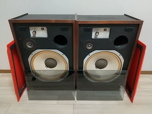 JBL L55 Lancer オールアルニコ スピーカー 本体 ペア セット 赤 希少