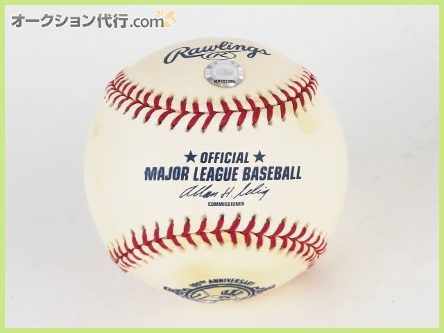 格安，2026 1円 松井秀喜 ヤンキース100周年記念 直筆サインボール Upper Deck 証明書付き MLB 2003年 #55(記念ボール)｜売買されたオークション情報、yahooの商品情報をアーカイブ公開 - オークファン 記念ボール
