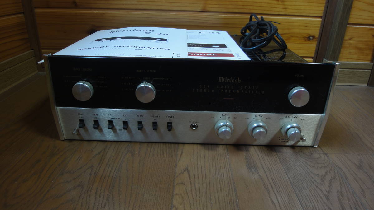◇マッキントッシュ プリアンプ C24 東京都三鷹市で McIntosh