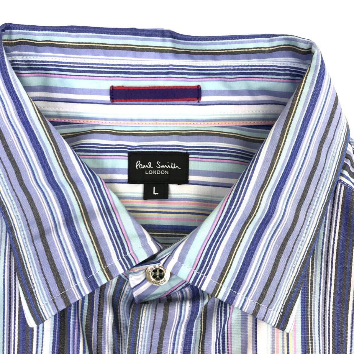 美品】Paul Smith LONDON ポールスミスロンドン 長袖シャツ ドレス 