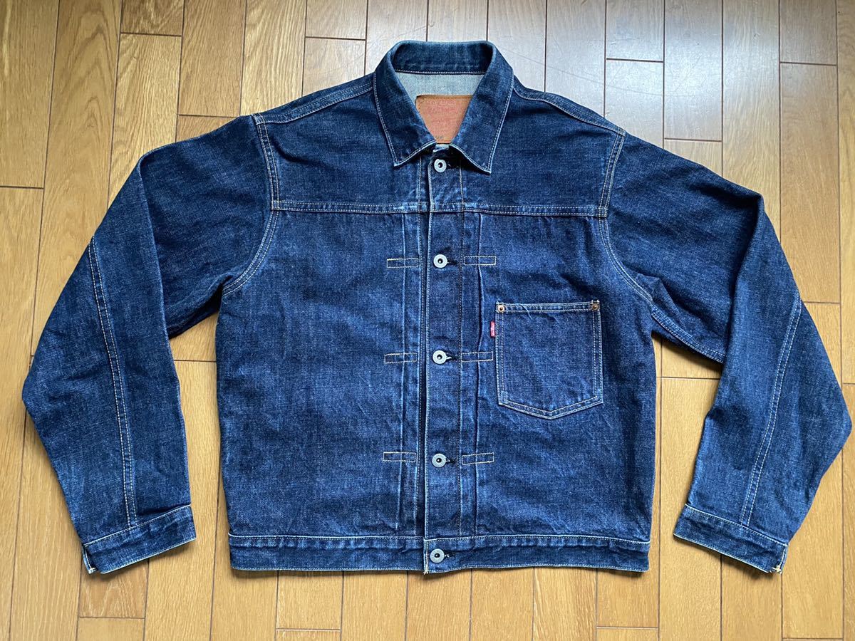 LEVI'S リーバイス 71506 1st ファースト モデル シンチバック 片ポケ ビッグE 日本製 復刻 デニムジャケット Gジャン 40