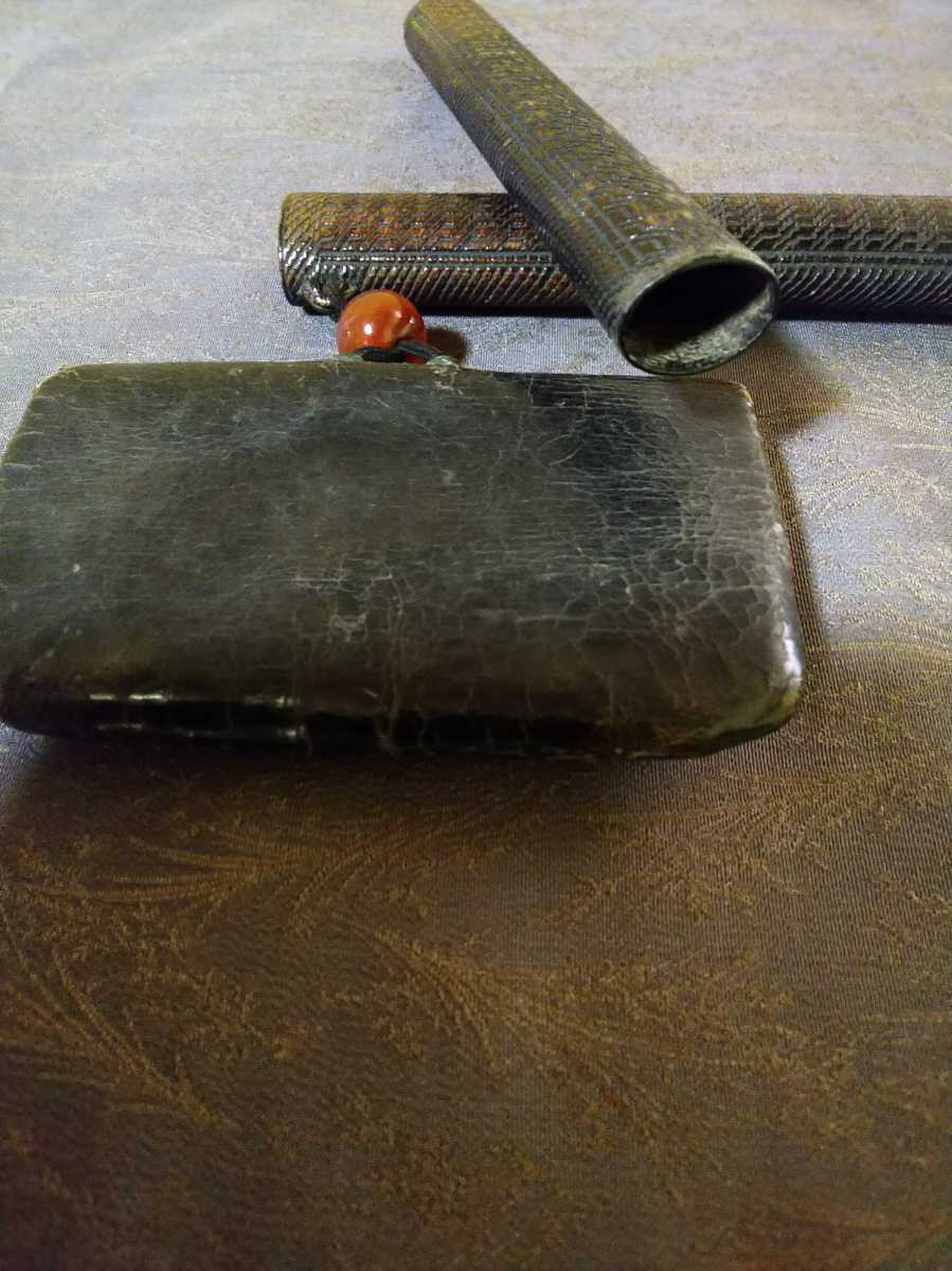 煙草入れ キセル 喫煙具（時代物雑貨 レトロ アンティーク 大正 明治 