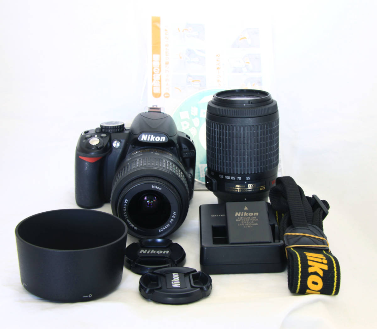 簡単小型☆ニコン Nikon D3100 ダブルズームレンズキット 手振れ補正