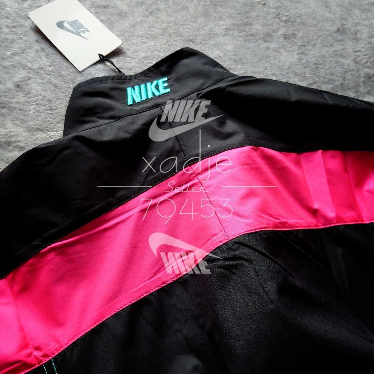 NIKE x ATMOS AIR MAX ナイロン ジャケット 黒 ピンク XS 【公式通販】