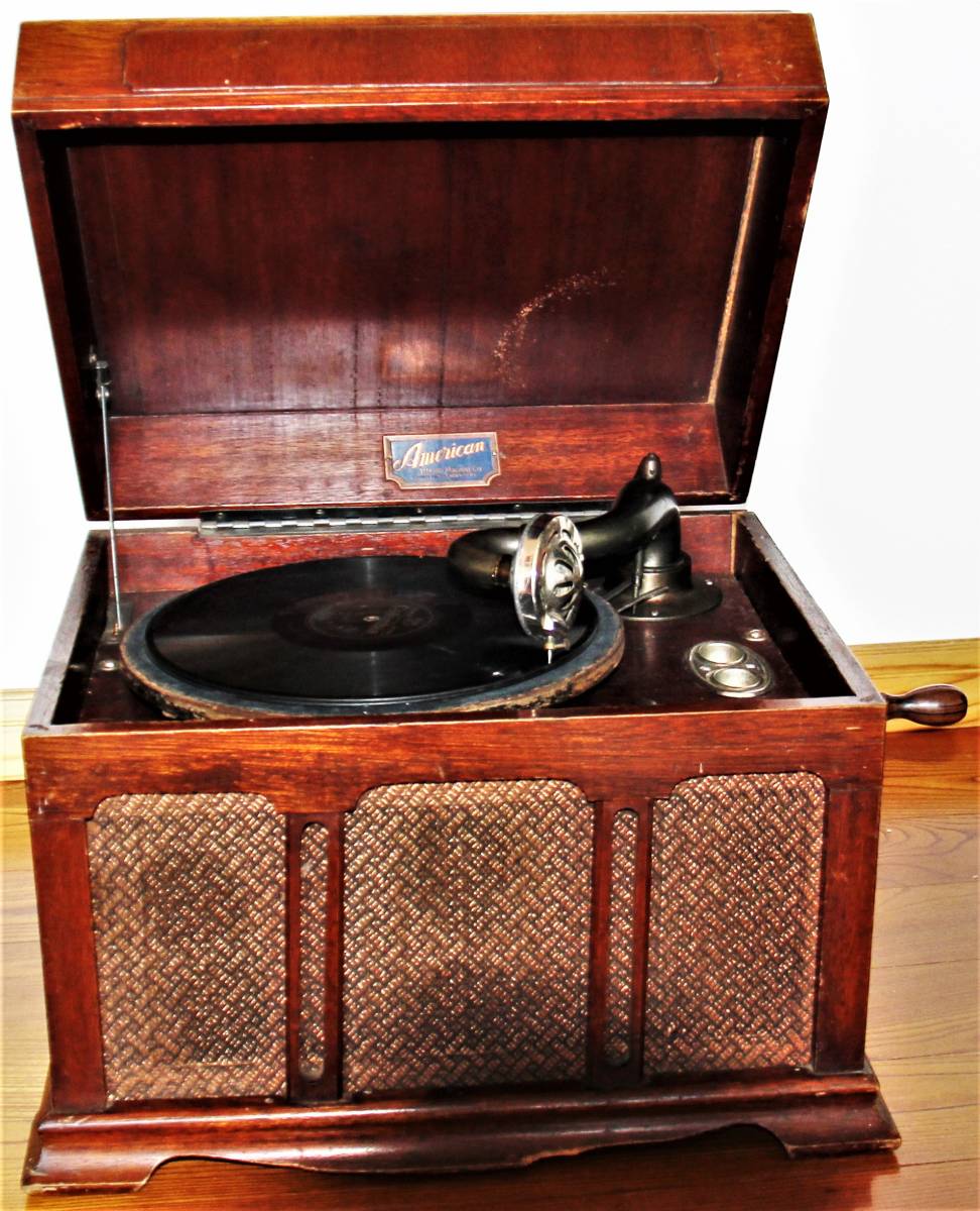 Odobez オドベ Wood Les Phonographes 木製蓄音機 (803829 - 蓄音機
