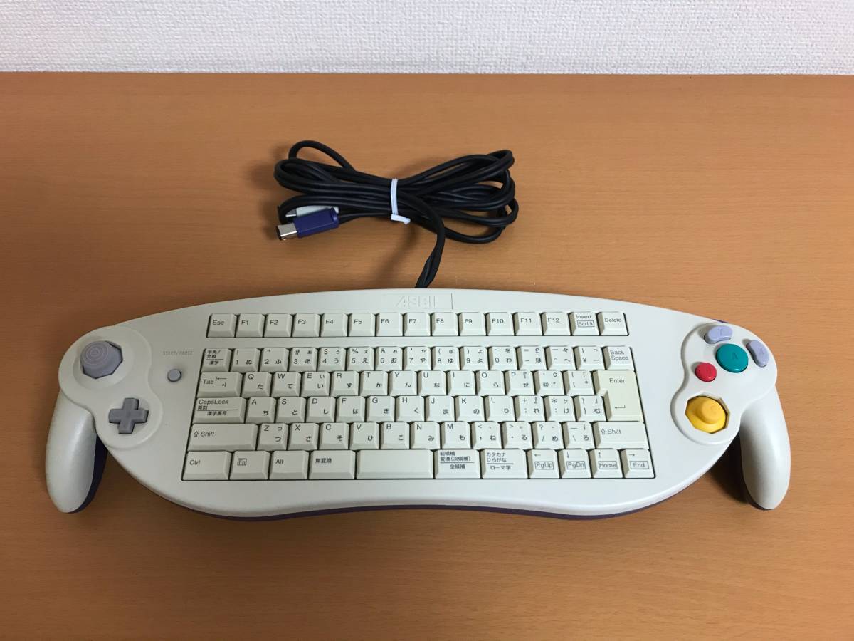 アスキー ゲームキューブ用コントローラキーボード ASC-1901PO ASCII