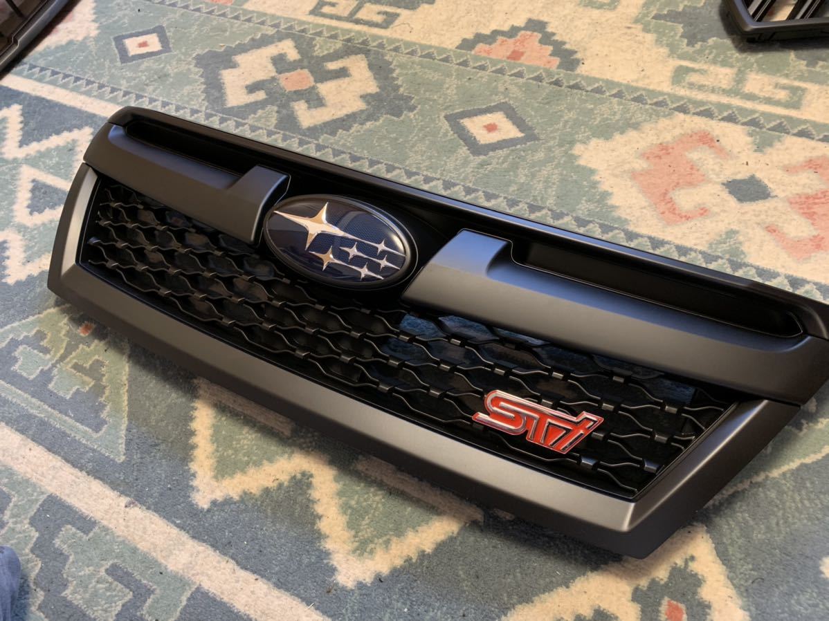 レガシィ B4 BR BM 後期型 純正フロントグリル マットブラック 塗装品