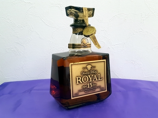 SUNTORY サントリー ROYAL 15YEARS ゴールドラベル USED-B 750ml 43＆ 未開栓