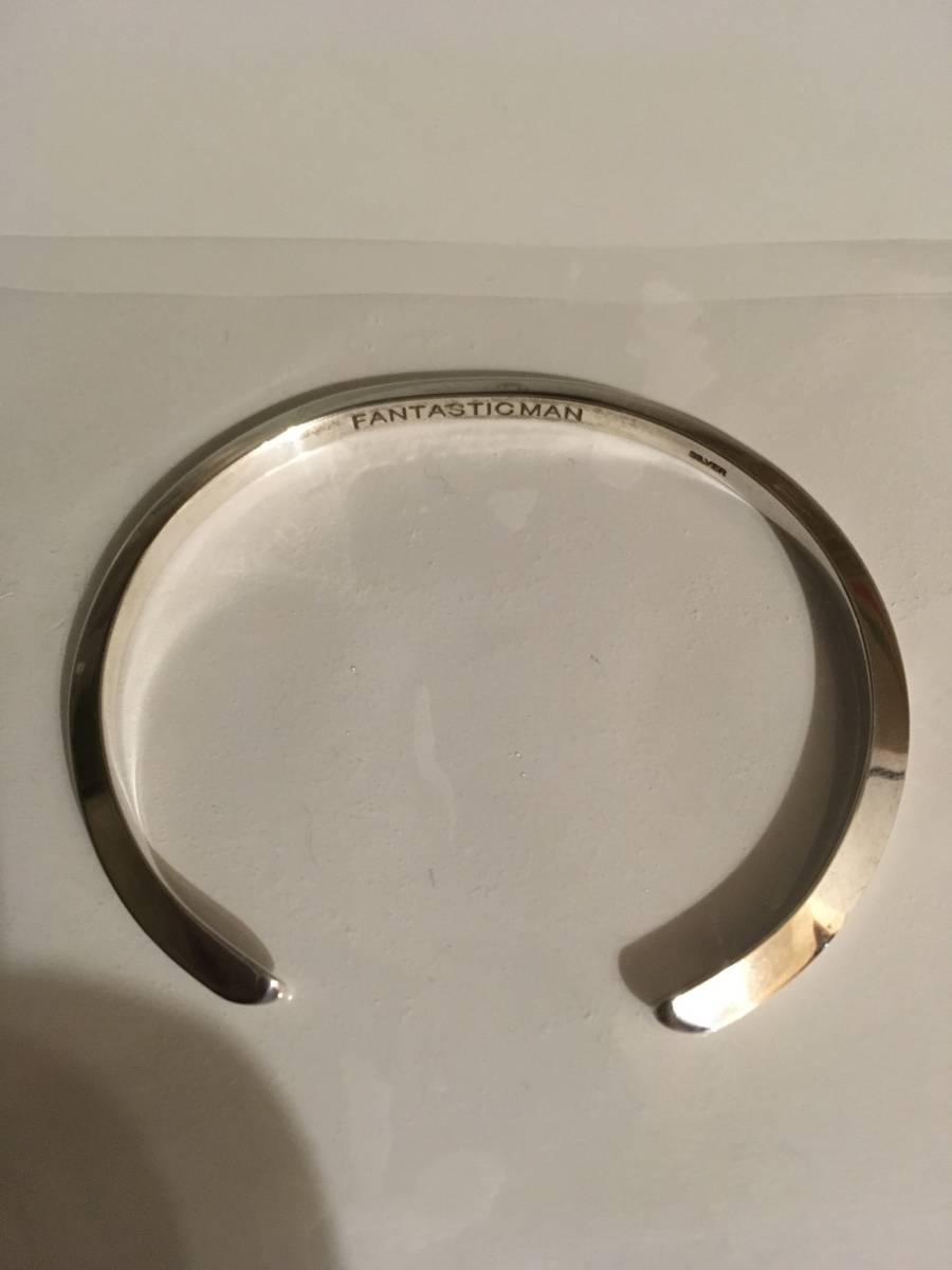 公式 正規品 FANTASTIC MAN ファンタスティックマン シルバーバングル