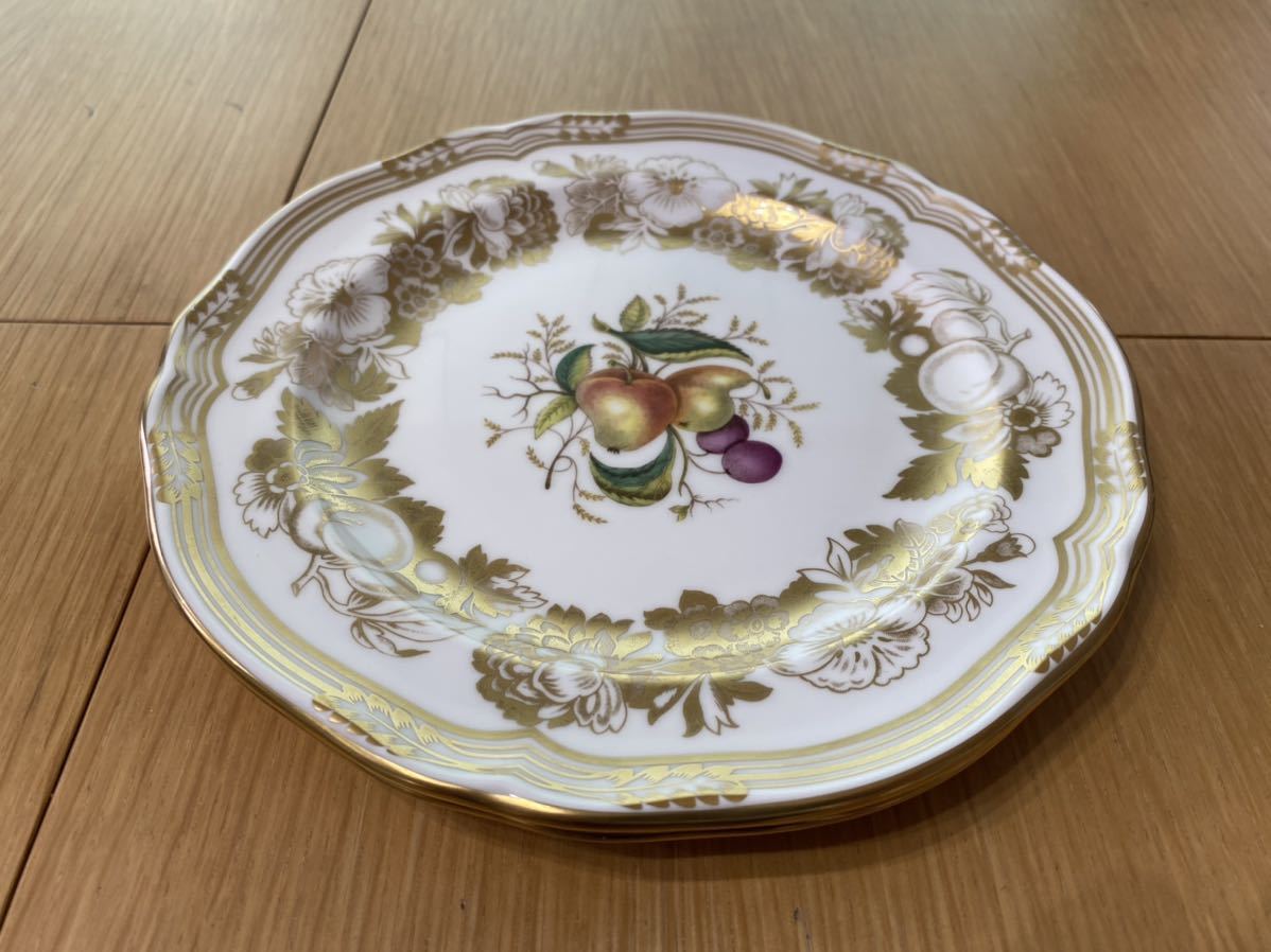 美品、スポード　Spode 大皿　アンティーク 英国製 スポード Spode 英国 パン皿 ケーキ皿 6枚セット Spode スポード 平皿