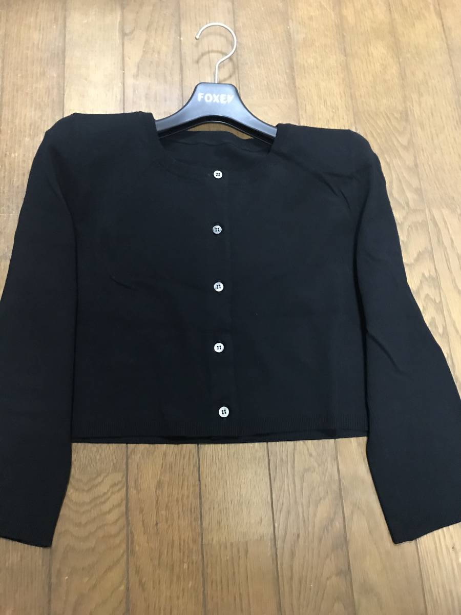 人気SALE，高品質 FOXEY NEW YORK サクセスカーディガン 42サイズ ブラックブラック フォクシー 春夏(トップス)｜売買されたオークション情報、yahooの商品情報をアーカイブ公開 - オークファン 女性用