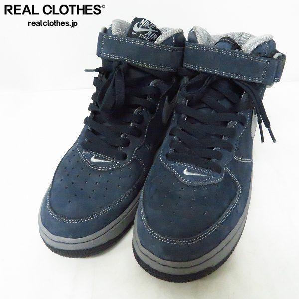 全国無料，新作 NIKE/ナイキ AIR FORCE 1 MID DARK OBSIDIAN/エアフォース1 306352-401/27.5 /080(27.5cm)｜売買されたオークション情報、yahooの商品情報をアーカイブ公開 - オークファン 27.5cm