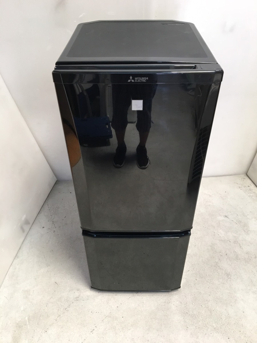 東大阪発 MITSUBISHI/三菱 冷凍冷蔵庫 MR-P15EZ-KK1 146L 2ドア 右開き 