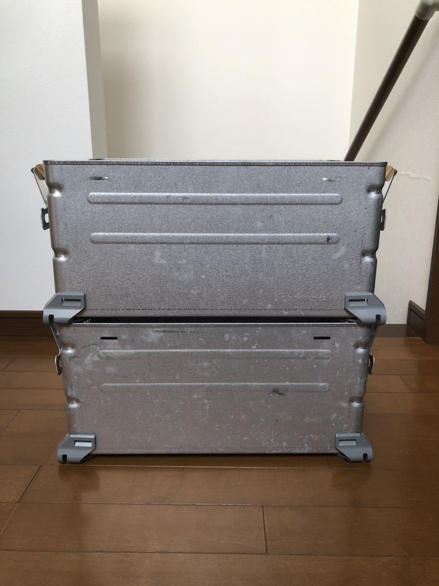 2つセット スノーピーク シェルフコンテナ25／アウトドア キャンプ