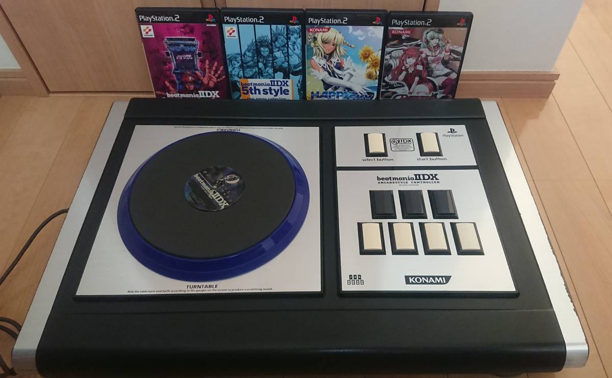 PS2 beatmania IIDX ソフト4本 専用 コントローラー セット ビート