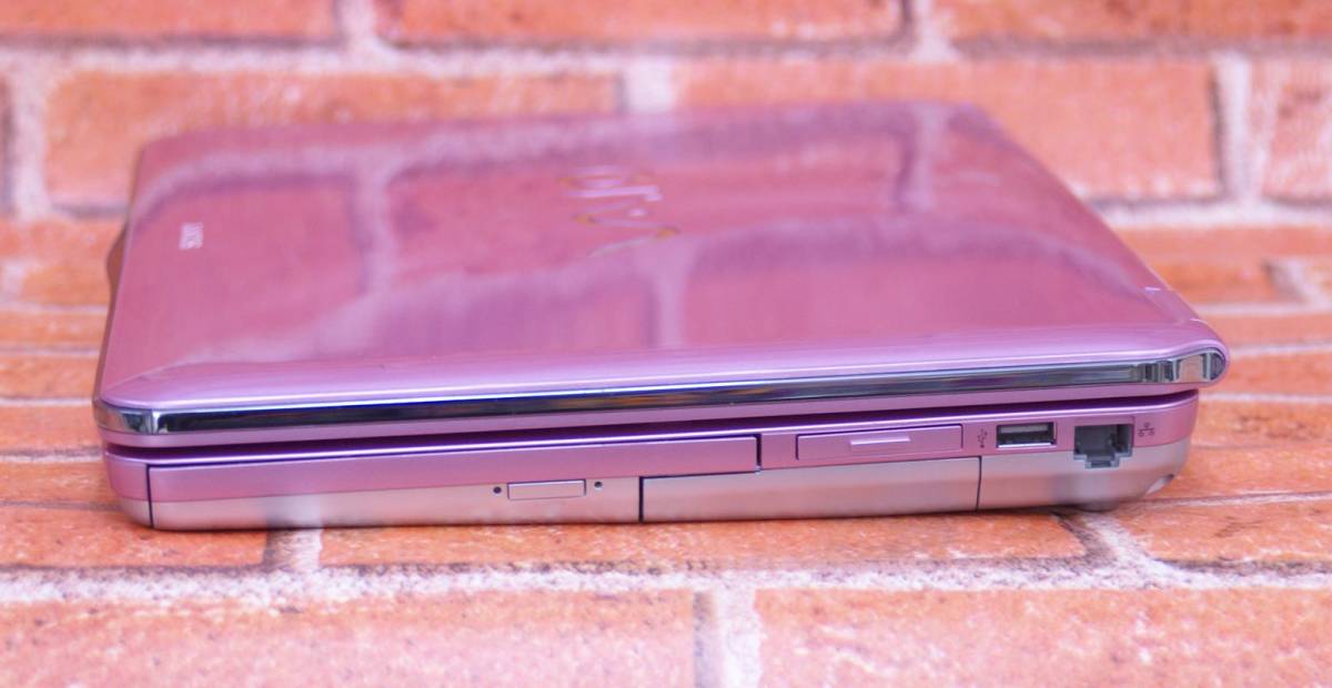 美品☆VAIO-VGN/CS60/ピンク/液晶良好/Win 10/HDD320GB/RAM4GB/Office2007/無線ラン/即使用可_3