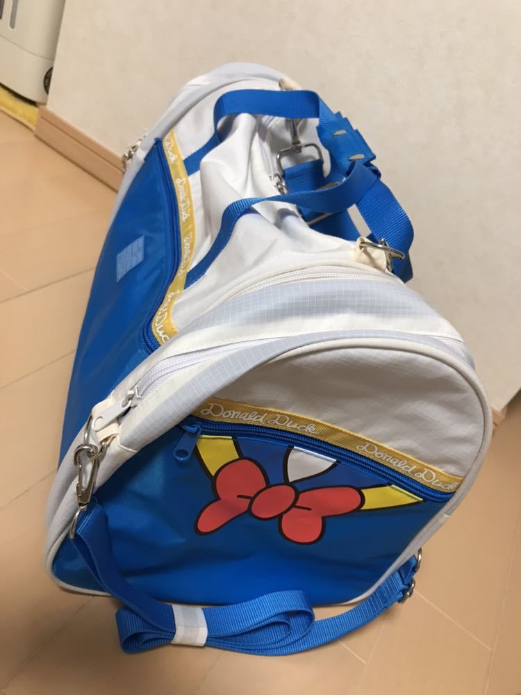 新品 未使用 ディズニー ストア ドナルド ダッグ ボストンバッグ ショルダーバッグ 斜めがけバッグ 旅行カバン バッグ カバン