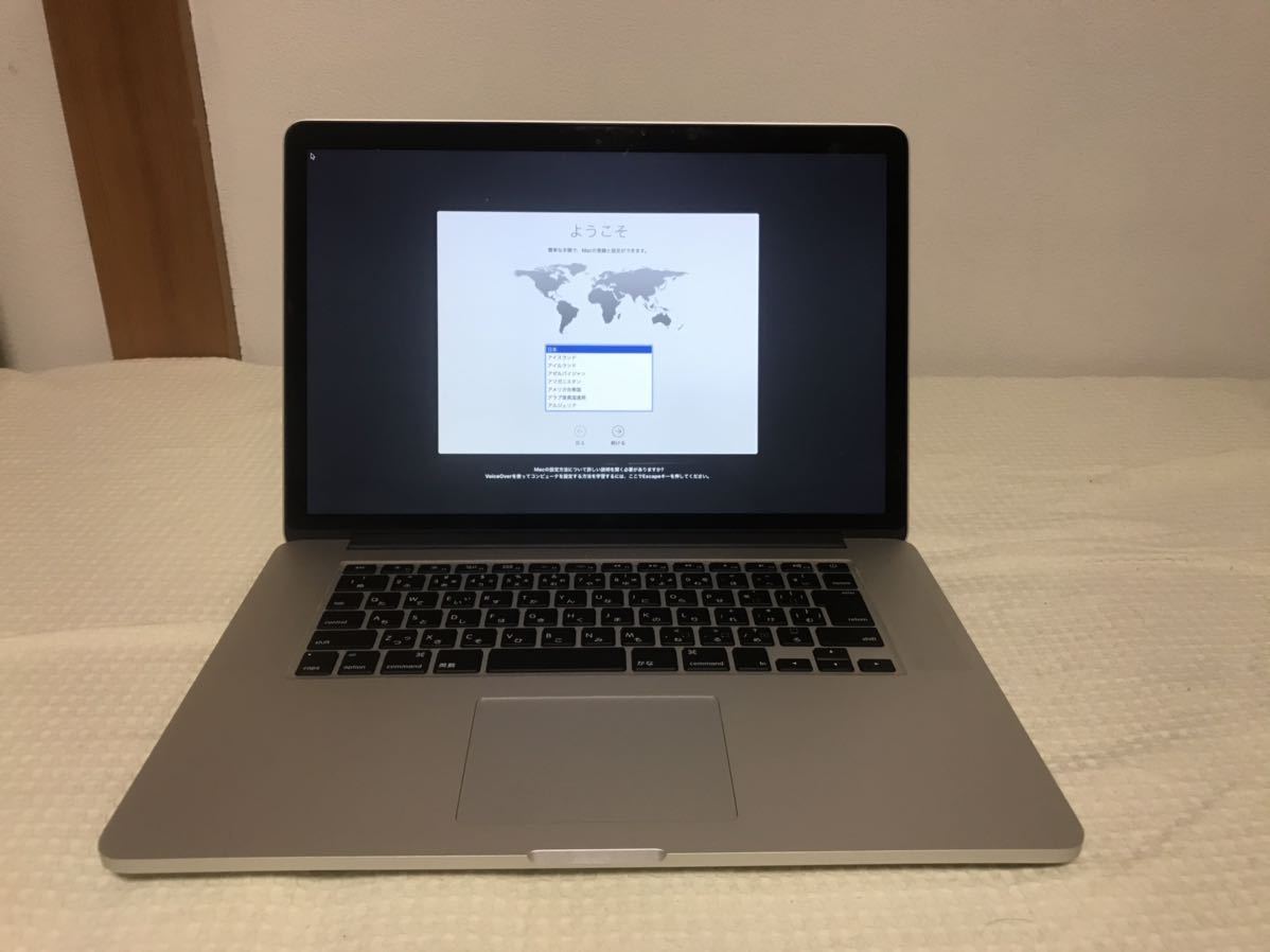 MacBook Pro(Retina， 15inch Mid2014)/ Core i7 2.5GHz /16GB /512GB