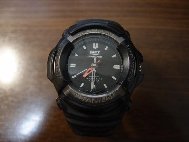 G-SHOCK GIEZ GS-500 チタニウム 電池交換済 カシオ G-SHOCK GS-500