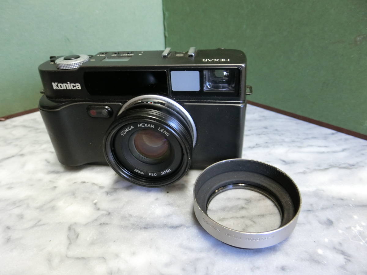 カメラ3872/コニカ/ヘキサー/HEXAR/35mm/F2.0 Konica 35mm Hexar 