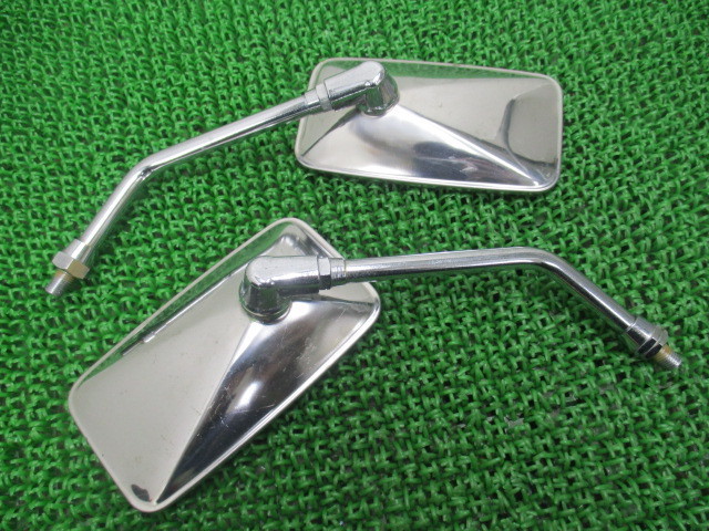 中古 ヤマハ 純正 バイク 部品 SR400 ミラー 純正左右 1JR 正逆10mm