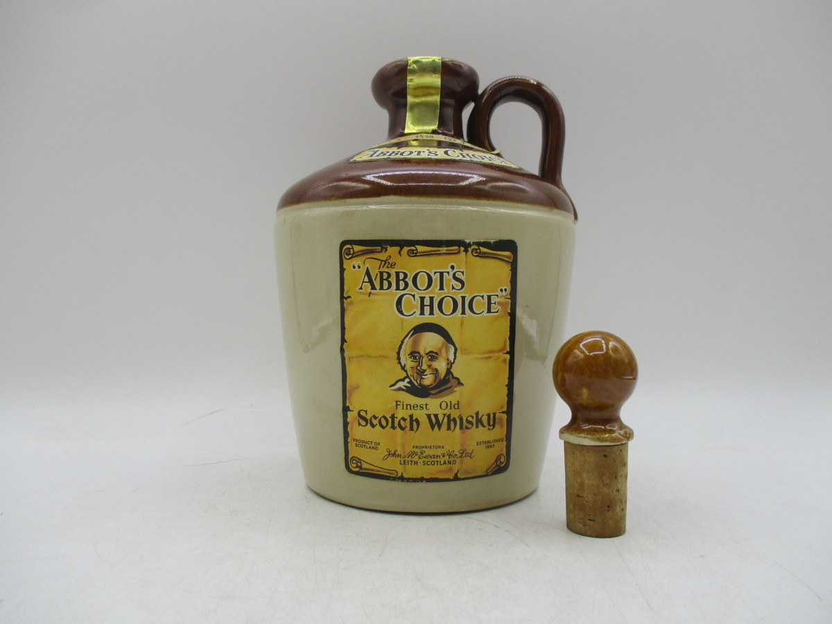 新作，お得 ABBOT'S CHOICE アボット チョイス スコッチ ウイスキー 特級 陶器ボトル 替栓 760ml T38288(スコッチ)｜売買されたオークション情報、yahooの商品情報をアーカイブ公開 - オークファン スコッチ