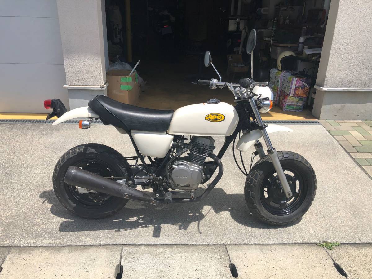 エイプ50 ホンダ APE AC16 0 実働 整備済み 原付 バイク 良好 Yahoo 
