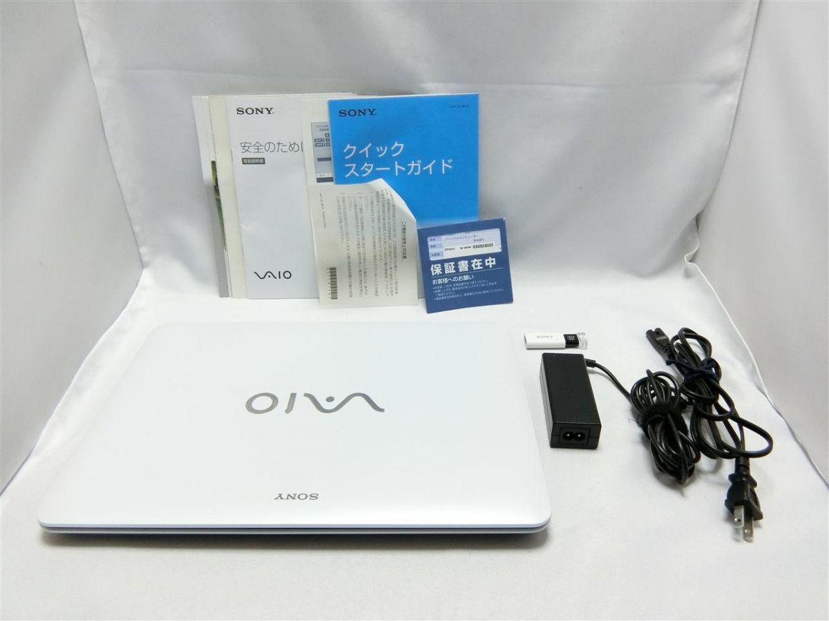 SONY VAIO Core i3 4005U 4GBメモリ HDD500GB SVF143B1GN Windows 10