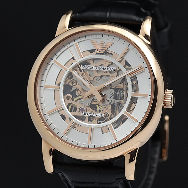 ○EMPORIO ARMANI AR-1789 メンズ 腕時計 ブルー クォーツ アナログ 
