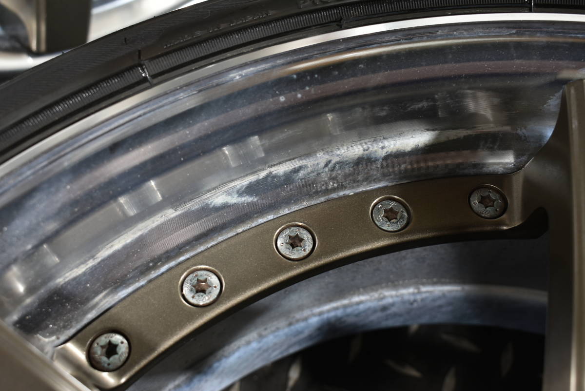 20インチアルミホイール HRE FLOWFORM FF10 サテンブラック タイヤ付 