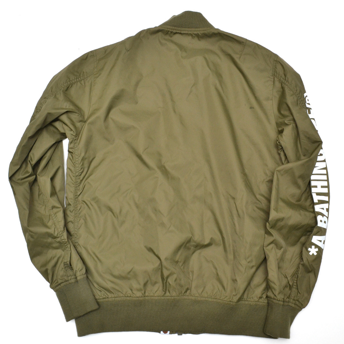 M97455 A BATHING APE アベイシングエイプ MA-1 ボンバージャケット 