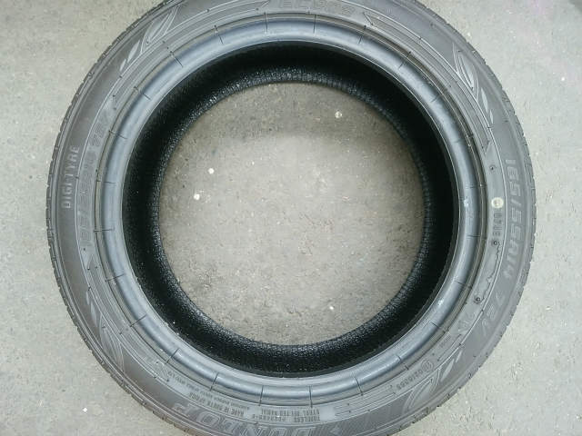 タイヤ1本 DUNLOP EC202(ダンロップ) 165/55R14 2019年製 4ミリ EC202