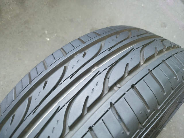 タイヤ1本 DUNLOP EC202(ダンロップ) 165/55R14 2019年製 4ミリ EC202
