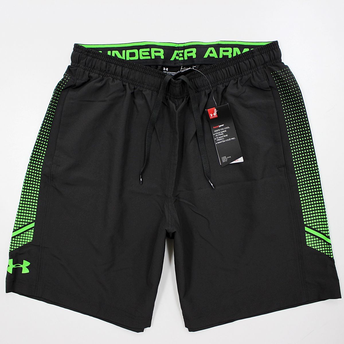 本物保証，新品 送料260円可能商品 アンダーアーマー UNDER ARMOUR HEATGEAR DRY COOL ウーブン ハーフ パンツ ショーツ 1309651-010-XL 四 QWER(スウェット)｜売買されたオークション情報、yahooの商品情報をアーカイブ公開 ショート、ハーフ
