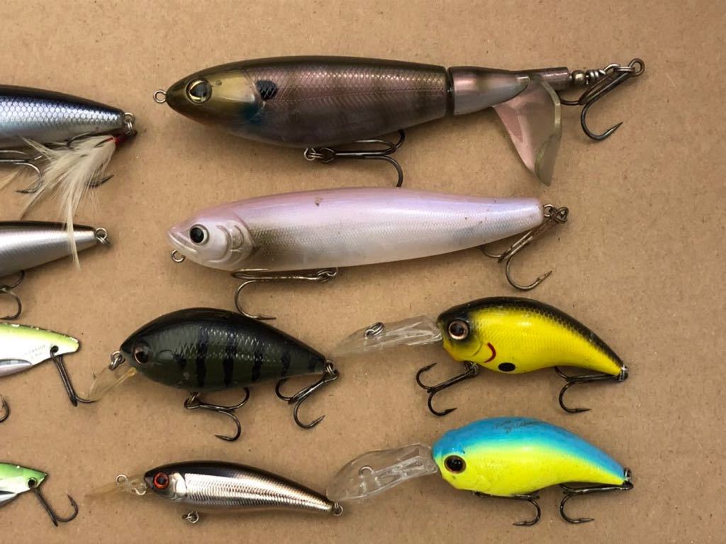 バス釣り 未使用エバーグリーン系ハードルアー12点スレッジフェイス
