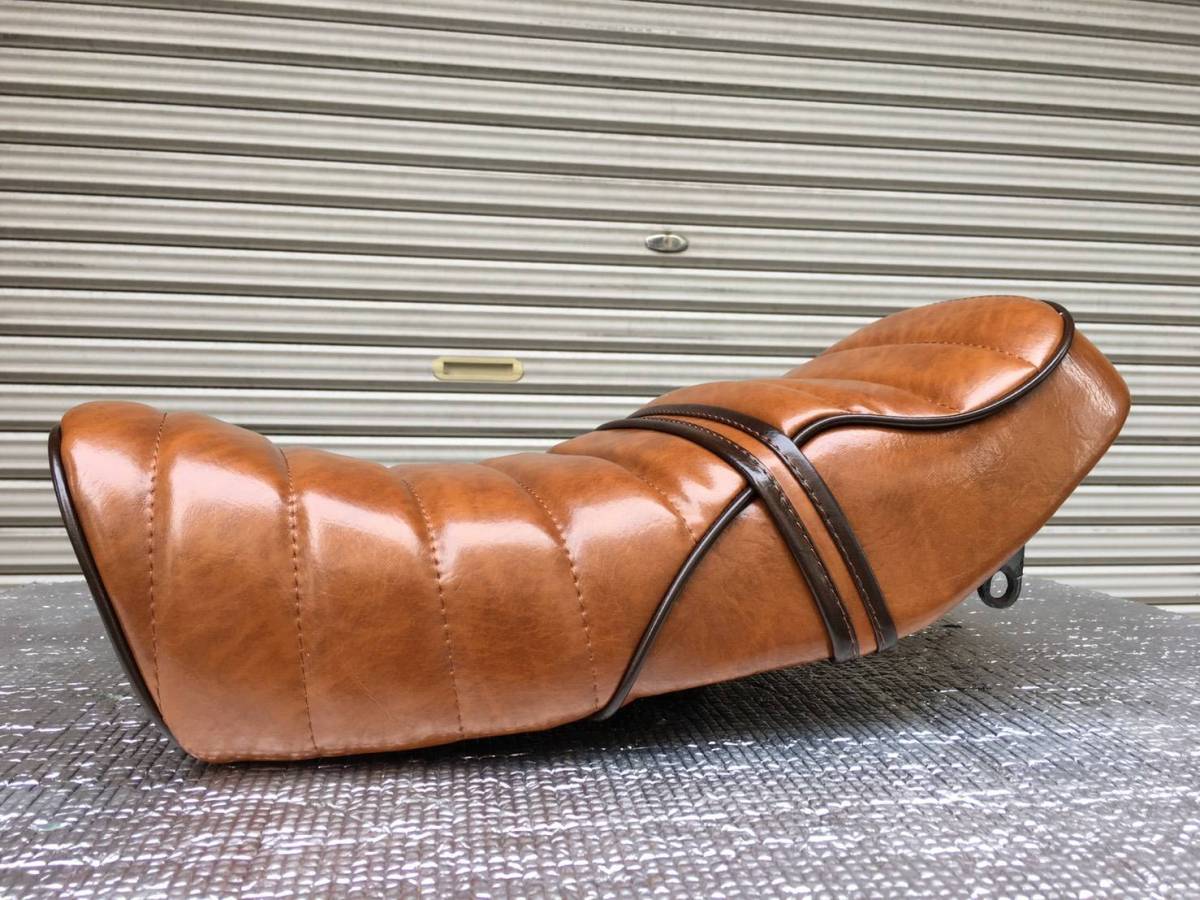 ホンダ☆エイプ50用特注あんこ抜きタックロールシート☆特注品
