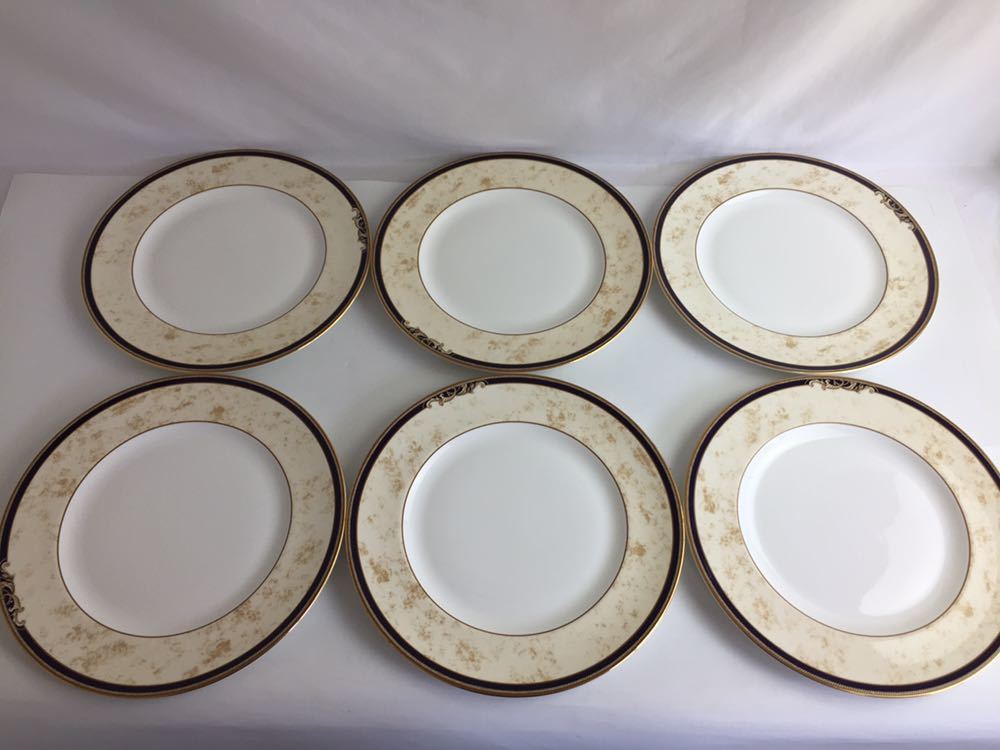 ウェッジウッド ローズゴールド WEDGWOOD プレート 皿 美品 27cm 在印