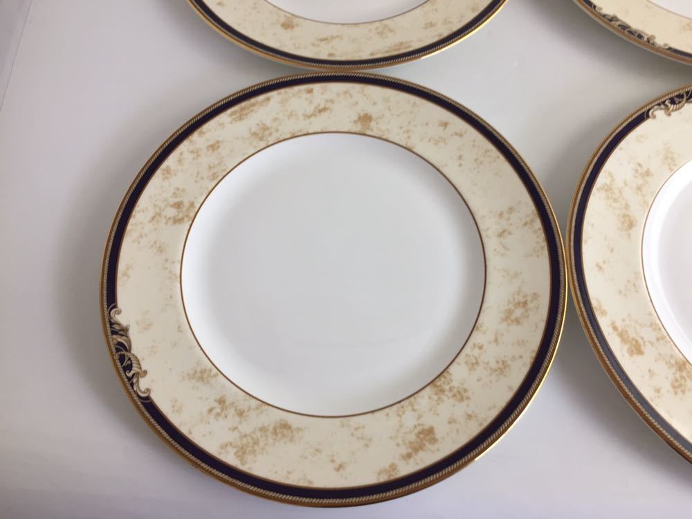 ウェッジウッド ローズゴールド WEDGWOOD プレート 皿 美品 27cm 在印
