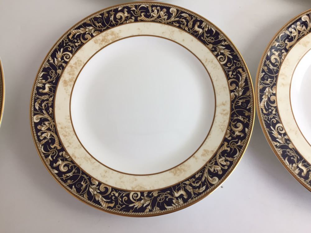 ウェッジウッド ローズゴールド WEDGWOOD プレート 皿 美品 27cm 在印